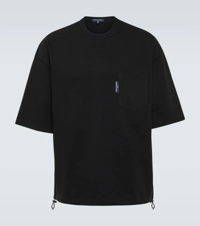 Comme Des Garçons Homme Deux Cotton Jersey T-shirt In Black