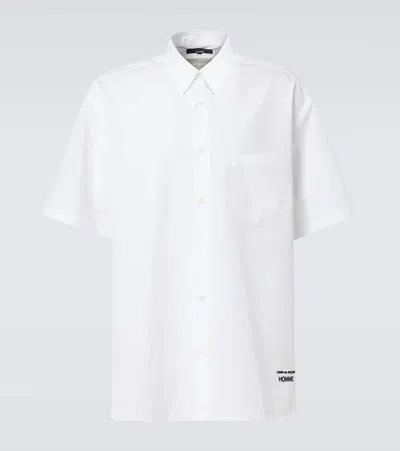 Comme Des Garçons Homme Deux Cotton Shirt In White