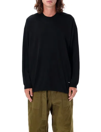 Comme Des Garçons Homme Deux Long-sleeve Jumper In Black