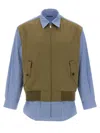 Comme Des Garçons Homme Deux Comme Des Garçons Homme Layered Shirt In Multicolor