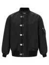 Comme Des Garçons Homme Deux Black Double Twill Bomber Jacket In Black