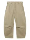 Comme Des Garçons Homme Deux Comme Des Garçons Homme Plus Barrel Trousers In Brown