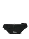 Comme Des Garçons Homme Deux Cordura Cdg Homme Logo Belt Bag In Black