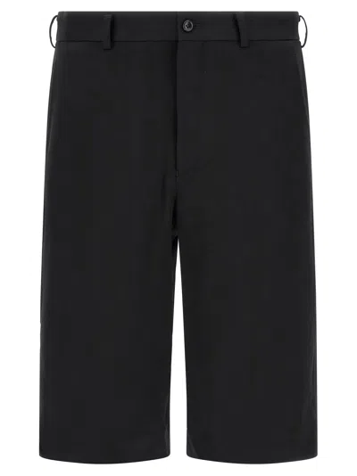 Comme Des Garçons Homme Deux Comme Des Garçons Homme Plus Bermuda Shorts In Black