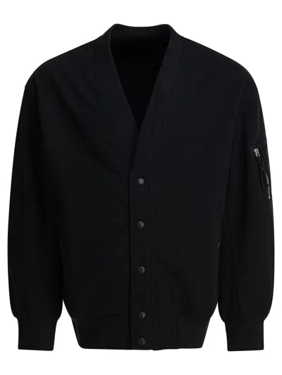 Comme Des Garçons Homme Deux Knitwear With Ribbed Cuffs And Hem In Black