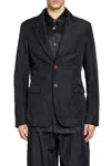 Comme Des Garçons Homme Deux Man Black Jackets In Black