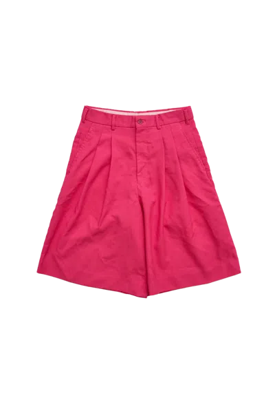 Comme Des Garçons Homme Deux Comme Des Garcons Homme Plus Bright Pink Shorts