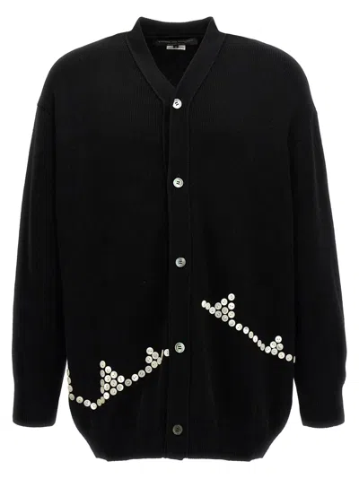 COMME DES GARÇONS HOMME DEUX COMME DES GARÇONS HOMME PLUS BUTTON DETAIL SWEATER