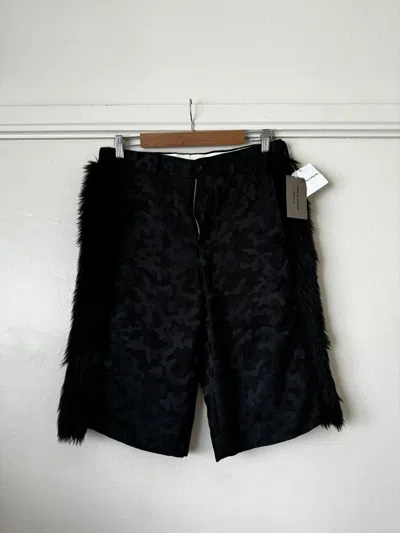Pre-owned Comme Des Garçons Homme Deux Comme Des Garçons Homme Plus Camo Fur Shorts