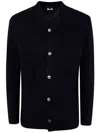 Comme Des Garçons Homme Deux Wool Cardigan In Black