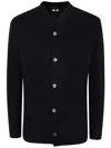 Comme Des Garçons Homme Deux Wool Cardigan In Black