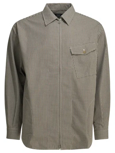 Comme Des Garçons Homme Deux Comme Des Garçons Homme Plus Checkered Overshirt Jacket In Brown