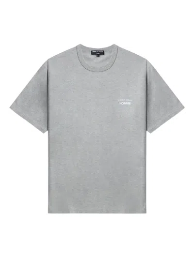 Comme Des Garçons Homme Deux Comme Des Garçons Homme Plus Classic Short Sleeves T-shirt In Gray