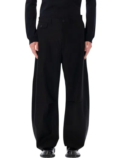 COMME DES GARÇONS HOMME DEUX COMME DES GARÇONS HOMME PLUS COMME DES GARÇONS HOMME WIDE-LEG COTTON TROUSERS