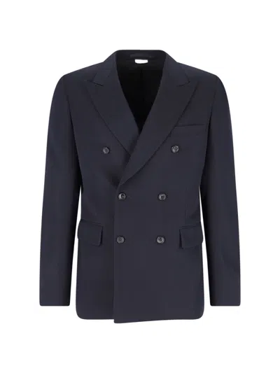 Comme Des Garçons Homme Deux Comme Des Garcons Homme Plus Double-breasted Tailored Blazer In Multi