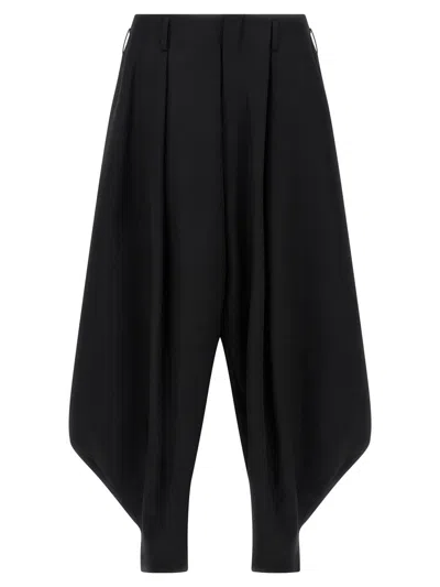 Comme Des Garçons Homme Deux Extra Loose Leg Pants In Black