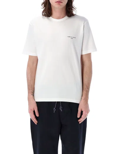 Comme Des Garçons Homme Deux Comme Des Garçons Homme Plus Logo T-shirt In White