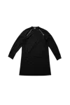 Comme Des Garçons Homme Deux Comme Des Garcons Homme Plus Long Tee With Zip Details Black In Black