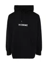 Comme Des Garçons Homme Deux Homme-print Cotton Hoodie