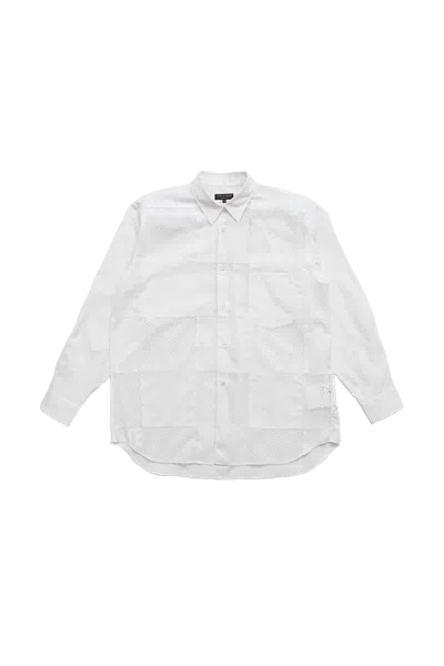 Comme Des Garçons Homme Deux Comme Des Garcons Homme Plus Patchwork Shirt White