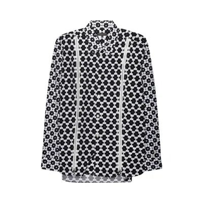 Pre-owned Comme Des Garçons Homme Deux Comme Des Garçons Homme Plus Pattern Zip Shirt 'multicolor' | Multi-color | Men's Size S