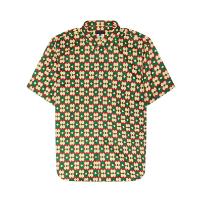 Pre-owned Comme Des Garçons Homme Deux Comme Des Garçons Homme Plus Printed Short-sleeve Shirt 'multicolor' | Multi-color | Men's Size S