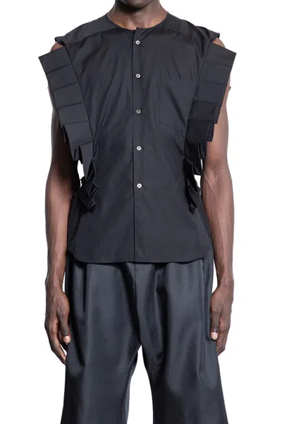 Comme Des Garçons Homme Deux Comme Des Garçons Homme Plus Shirts In Black