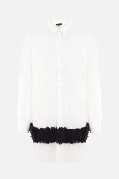 Comme Des Garçons Homme Deux Comme Des Garcons Homme Plus Shirts In White+black