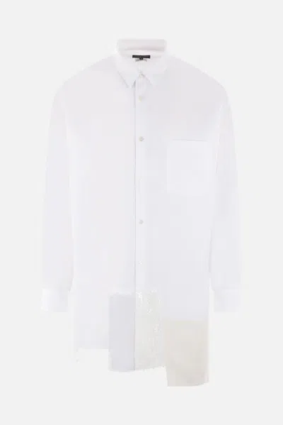 Comme Des Garçons Homme Deux Comme Des Garcons Homme Plus Shirts In White +white