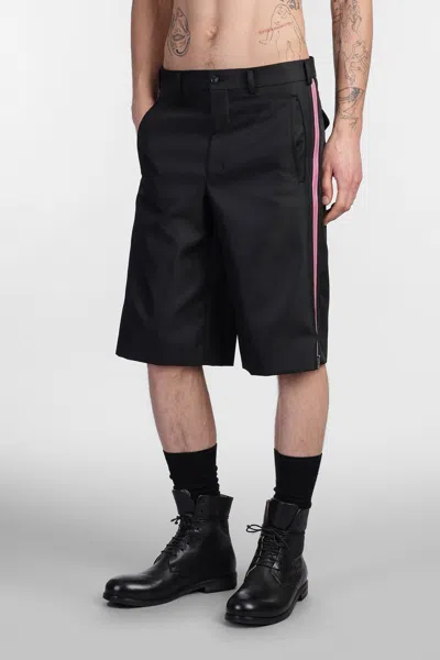 Comme Des Garçons Homme Deux Shorts In Black Polyester