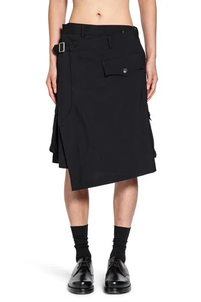 Comme Des Garçons Homme Deux Comme Des Garçons Homme Plus Shorts & Skirts In Black