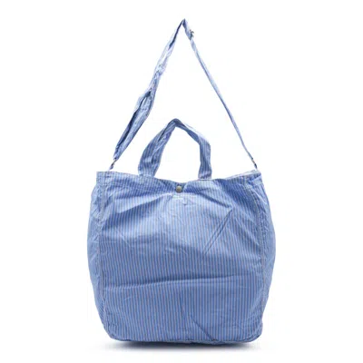 Comme Des Garçons Homme Deux Comme Des Garcons Homme Plus Striped Tote Bag In Blue