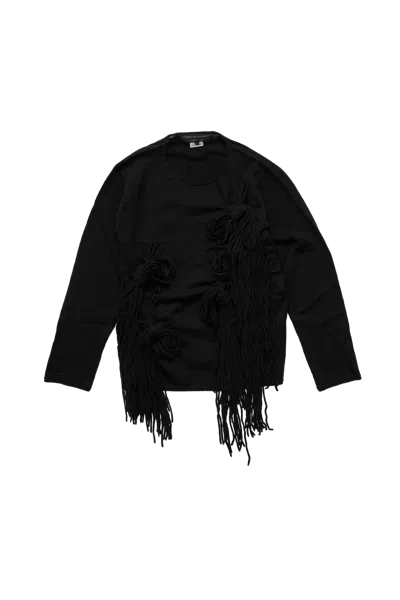 Comme Des Garçons Homme Deux Comme Des Garcons Homme Plus Sweater With Bow Details Black