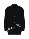 Comme Des Garçons Homme Deux Comme Des Garçons Homme Plus Button Detail Sweater In Black