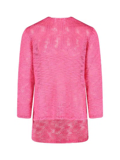 Comme Des Garçons Homme Deux Comme Des Garçons Homme Plus Sweaters In Pink