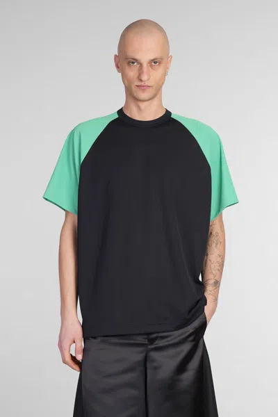 Comme Des Garçons Homme Deux T-shirt In Black Polyester