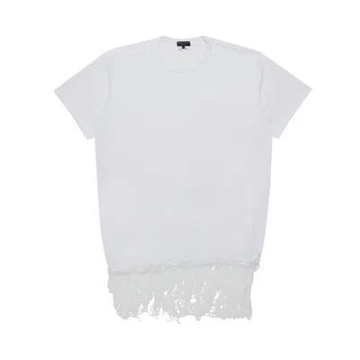 Pre-owned Comme Des Garçons Homme Deux Comme Des Garçons Homme Plus T-shirt 'white' | Men's Size Xl