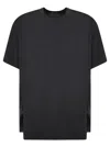 Comme Des Garçons Homme Deux Black Cotton T-shirt In Gray