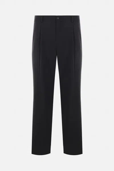 Comme Des Garçons Homme Deux Comme Des Garcons Homme Plus Trousers In Black