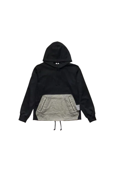 Comme Des Garçons Homme Deux Comme Des Garcons Homme Plus Tulle Paneled Hoodie Black