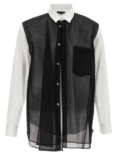 Comme Des Garçons Homme Deux Comme Des Garçons Homme Plus Tulle Shirt In Multicolor