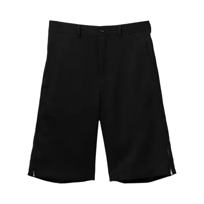 Pre-owned Comme Des Garçons Homme Deux Comme Des Garçons Homme Plus Wide-leg Straight Short 'black' | Men's Size L