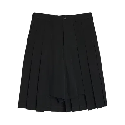Pre-owned Comme Des Garçons Homme Deux Comme Des Garçons Homme Plus Wool Gabardine Medium Pant 'black' | Men's Size S
