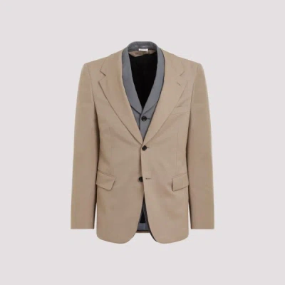 Comme Des Garçons Homme Deux Comme Des Garcons Homme Plus Wool Jacket M In Brown