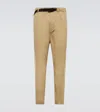 Comme Des Garçons Homme Deux Straight Cotton Pants In Beige