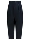 Comme Des Garçons Homme Deux Tailored Trousers With Pleats And Pockets In Blue