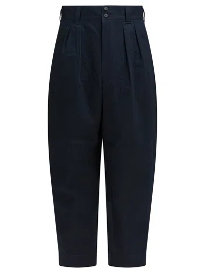 Comme Des Garçons Homme Deux Tailored Trousers With Pleats And Pockets In Black
