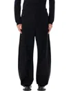 Comme Des Garçons Homme Deux Chino Trousers With Belt Loops And Pockets In Black