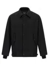 Comme Des Garçons Homme Deux Wool Overshirt In Black