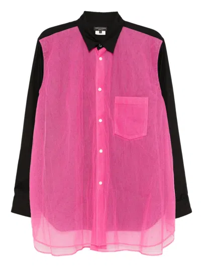 Comme Des Garçons Homme Deux Contrast-color Shirt In Multi
